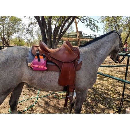 TEXAS TEA DROVER 2017 chestnut leather seat one 14 one 15 inch available - Leather Stock Saddles