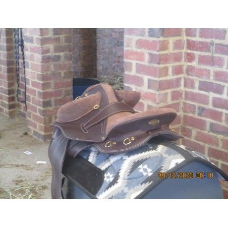 Polocrosse deluxe fender stock saddle 14 inch and 15 inch  polocrosse deluxe original - Leather Stock Saddles