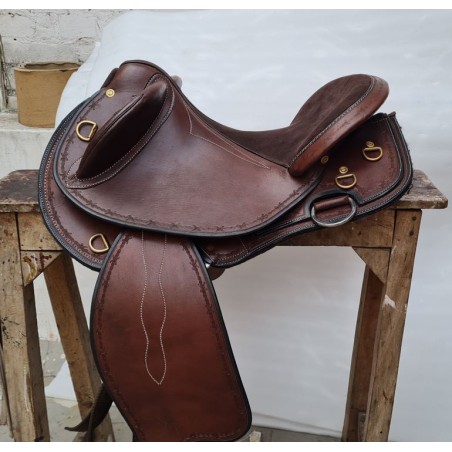 lady Serpentine model fender halfbreed saddle extra deep seat model 8098  2