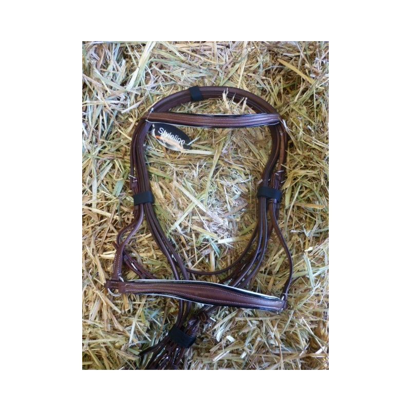 bridle with drop noseband padded