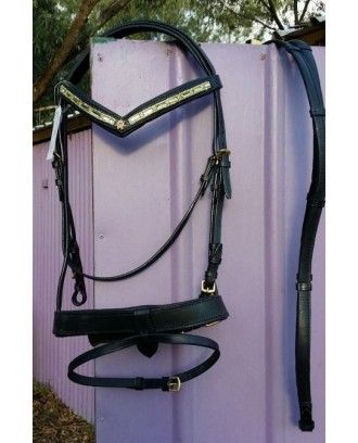 English show bridle Platinum Series Hanoverian Bridle - English Bridles