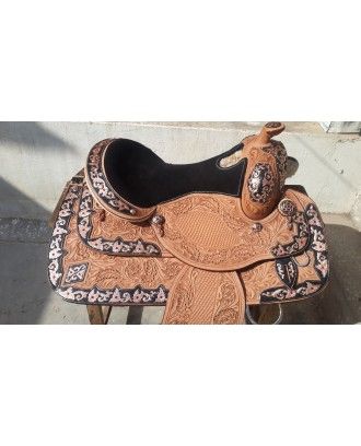 Western show saddle model Santa Cruz 1134 - Western Show