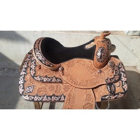 Western show saddle model Santa Cruz 1134 - Western Show
