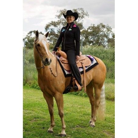 Western Ladies Barrel racer ri240 jeweled CHESTNUT - Western Saddles