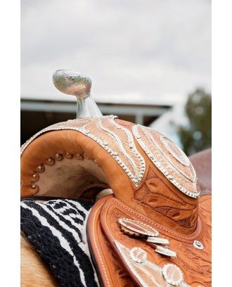 western show saddle Santa Cruz model 1034 - Western Show