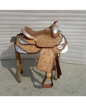 Western show saddle model Santa Cruz 1434 london - Western Show