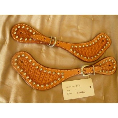 Spur straps Campdraft or western ladies model 759 - Western Spur Straps