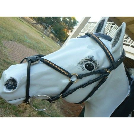 English show bridle Platinum Show Series Bridle Grackle - English bridles and breastplates