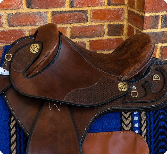 Polocrosse DELUXE Synthetic Changeable Gullet Fender Stock Saddle